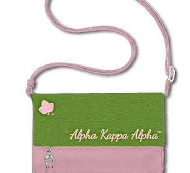 Alpha Kappa Alpha Faux Leather Crossbody Sale