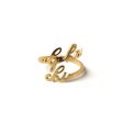 Alpha Chi Omega Romantic Script Adjustable Ring Online