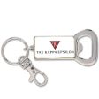 Tau Kappa Epsilon Keychain with Flat Bottle Opener For Cheap