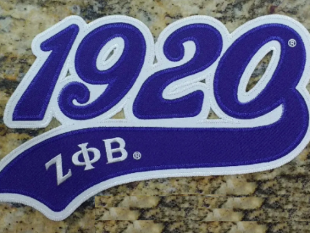 Zeta Phi Beta  1920  with Tail Patch Hot on Sale