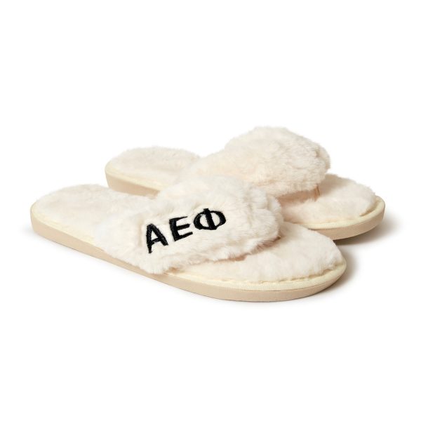 Alpha Epsilon Phi Furry Slippers on Sale