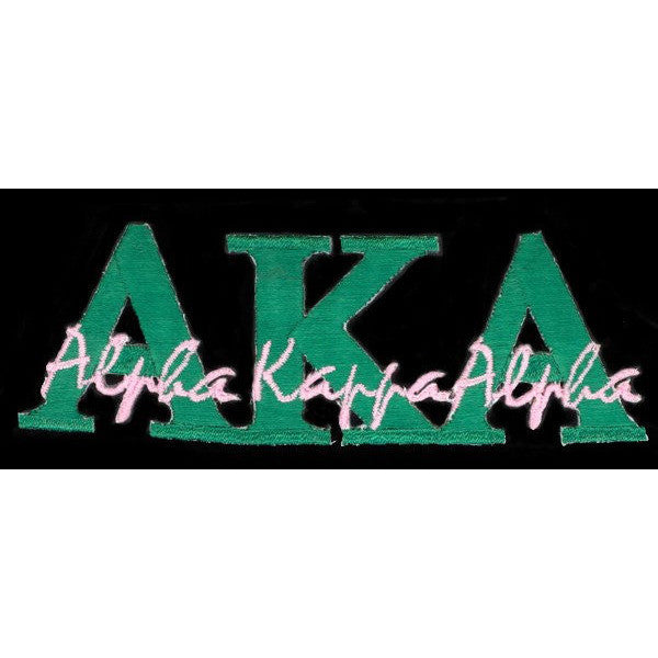 Alpha Kappa Alpha Signature Patch For Sale