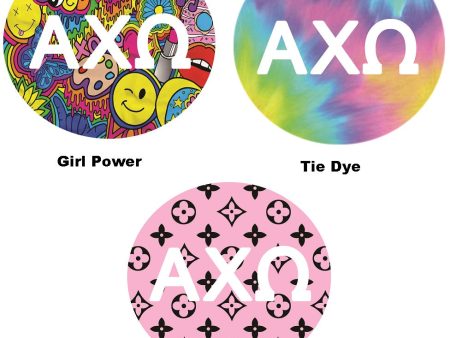 Alpha Chi Omega Printed Button Collection For Cheap