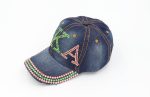 Alpha Kappa Alpha Denim Rhinestone Hat Online Sale