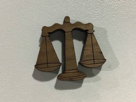 Scales of Justice Mini Symbol Hot on Sale