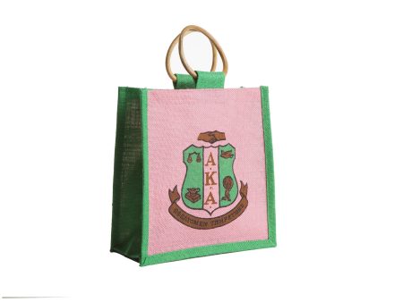 Alpha Kappa Alpha Mini Jute Bag Supply