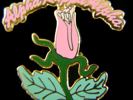 Alpha Kappa Alpha Rocker Rose Pin Online