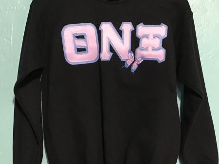 Theta Nu Xi Mascot Crewneck Online Sale