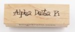 Alpha Delta Pi Rubber Stamp For Cheap