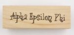 Alpha Epsilon Phi Rubber Stamp Cheap