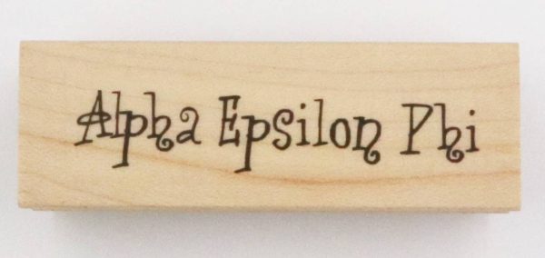 Alpha Epsilon Phi Rubber Stamp Cheap