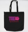 Sigma Lambda Gamma Word Tote Bag with Rose Supply