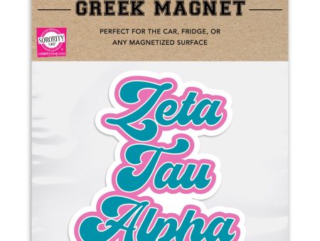 Zeta Tau Alpha Retro Magnet - 2 per pack Fashion