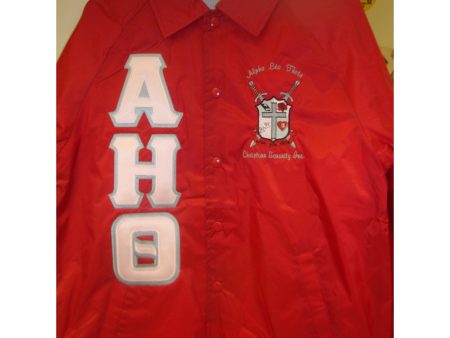 Alpha Eta Theta Standard Crossing Line Jacket Hot on Sale