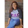 Sigma Lambda Gamma 3 4 Sleeve Baseball Tee Hot on Sale