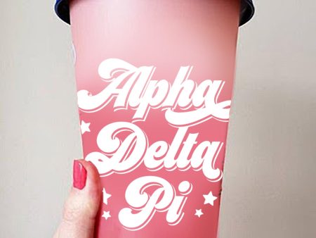 Alpha Delta Pi Color Changing Cups Hot on Sale