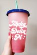 Alpha Delta Pi Color Changing Cups Hot on Sale