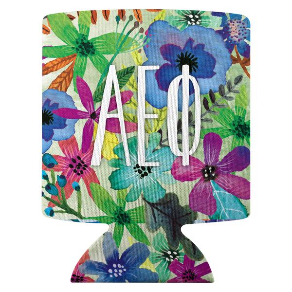 Alpha Epsilon Phi Floral Coozie Sale