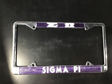 Sigma Pi License Frame For Discount