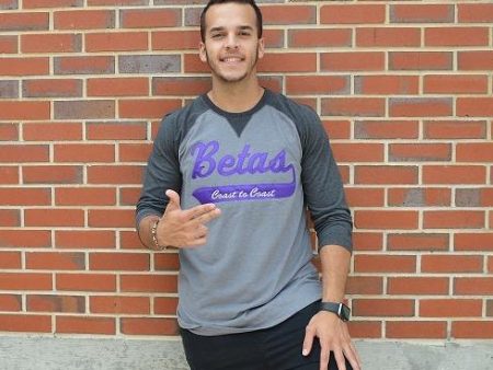 Sigma Lambda Beta New Era Baseball Tee - Discontinued Hot on Sale