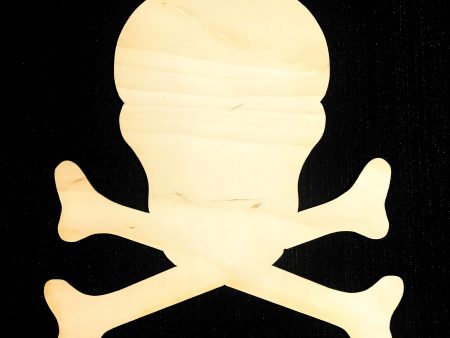 Chi Omega Skull & Crossbone Wood Board Supply