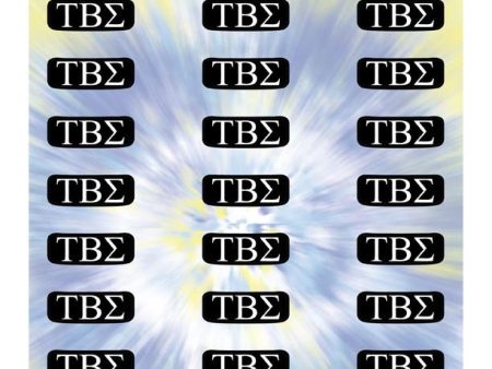 Tau Beta Sigma  Eye Black Decal Sticker Sheet For Sale