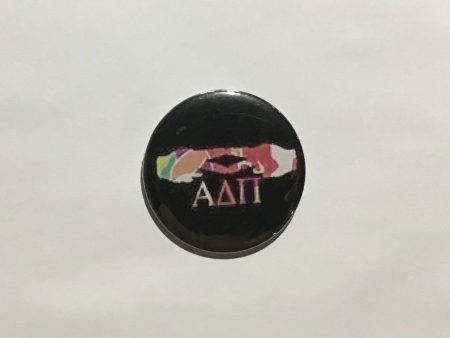 Alpha Delta Pi Handsign 2.25  Printed Button Cheap