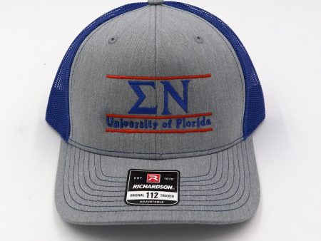 Sigma Nu University of Florida Traditional Frat Hat Hot on Sale