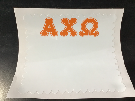 Alpha Chi Omega Sticky White Board - Discontinued Supply