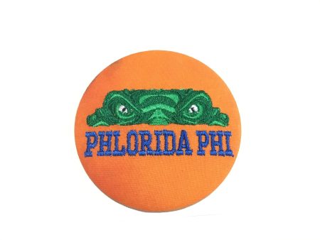 Alpha Epsilon Phi Gator Eyes Embroidered Button For Cheap