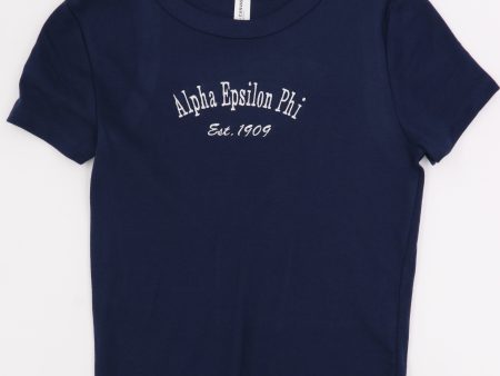 Alpha Epsilon Phi Classic Baby Tee Cheap