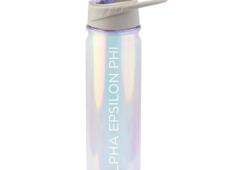 Alpha Epsilon Phi Iridescent Water Bottle Online now