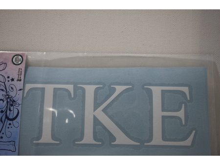 Tau Kappa Epsilon Vinyl Decal Sale