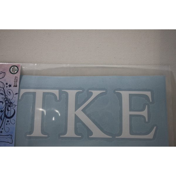 Tau Kappa Epsilon Vinyl Decal Sale