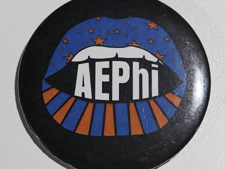 Alpha Epsilon Phi Lip Printed Button Cheap