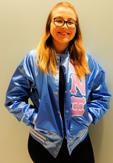 Theta Nu Xi Satin Jacket Online now