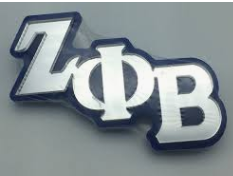 Zeta Phi Beta Lettered Pin Online Sale