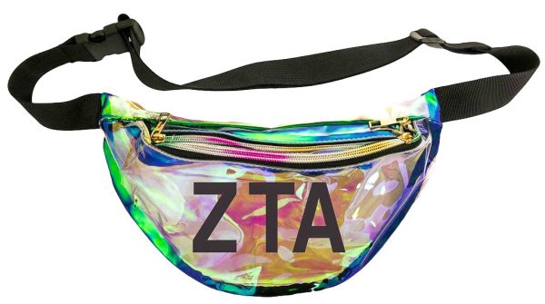 Zeta Tau Alpha Holographic Fanny Pack Online Sale