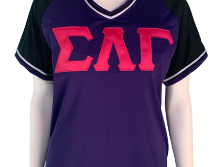 Sigma Lambda Gamma Ladies Classic V-Neck Jersey Online Sale