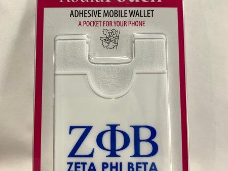 Zeta Phi Beta White Koala Pouch Discount