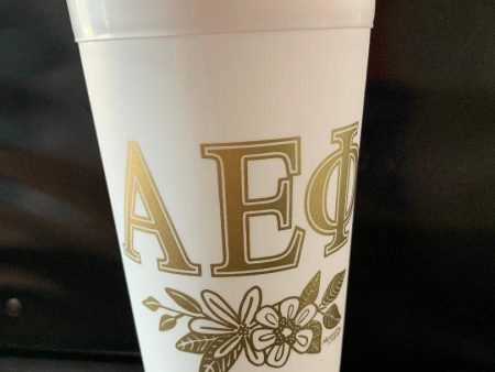 Alpha Epsilon Phi White and Gold Cup Online