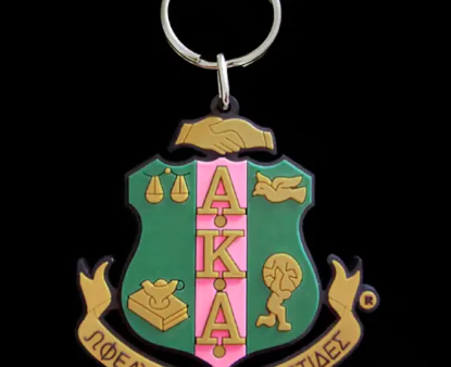 Alpha Kappa Alpha Crest Key Chain For Discount