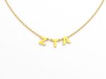 Zeta Tau Alpha Phoebe Greek Necklace Online Hot Sale