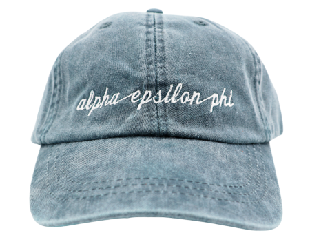 Alpha Epsilon Phi Script hat - 1009-64F59B-052824 Supply