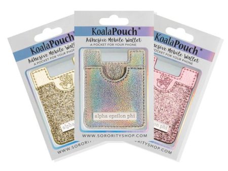 Alpha Epsilon Phi  Glitter Koala Pouch Discount