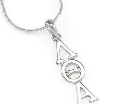 Lambda Theta Alpha Sterling Silver Lavaliere Online now