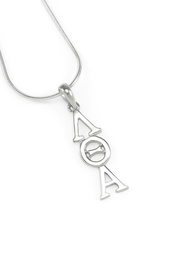 Lambda Theta Alpha Sterling Silver Lavaliere Online now