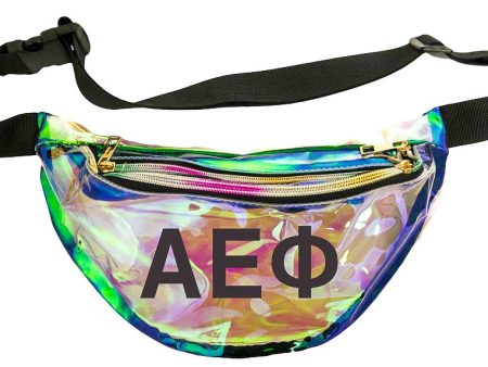 Alpha Epsilon Phi Holographic Fanny Pack on Sale