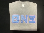 Theta Nu Xi Sport Gray Greek Tee Cheap