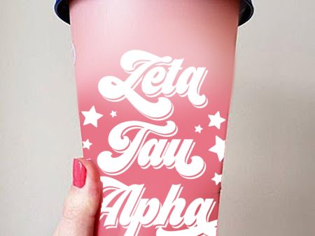 Zeta Tau Alpha Color Changing Cups Sale